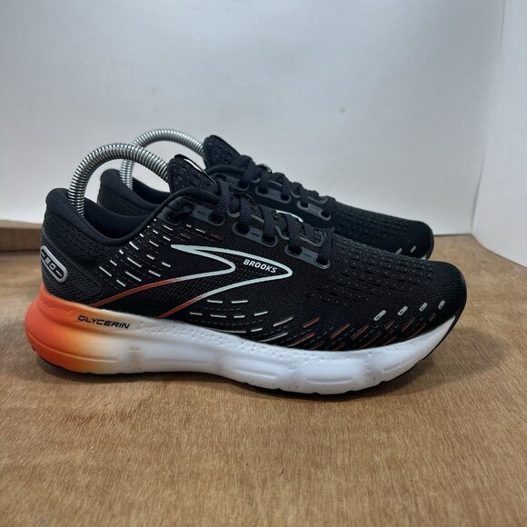 Brooks Shoes - Brooks Glycerin 20 Women Size 8 Black Running Shoes Sneakers